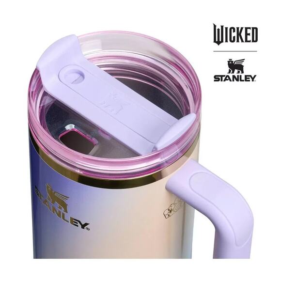 Stanley Wicked Glinda For Good 40oz Stainless Steel Flowstate Quencher Tumbler - Picture 6 of 7